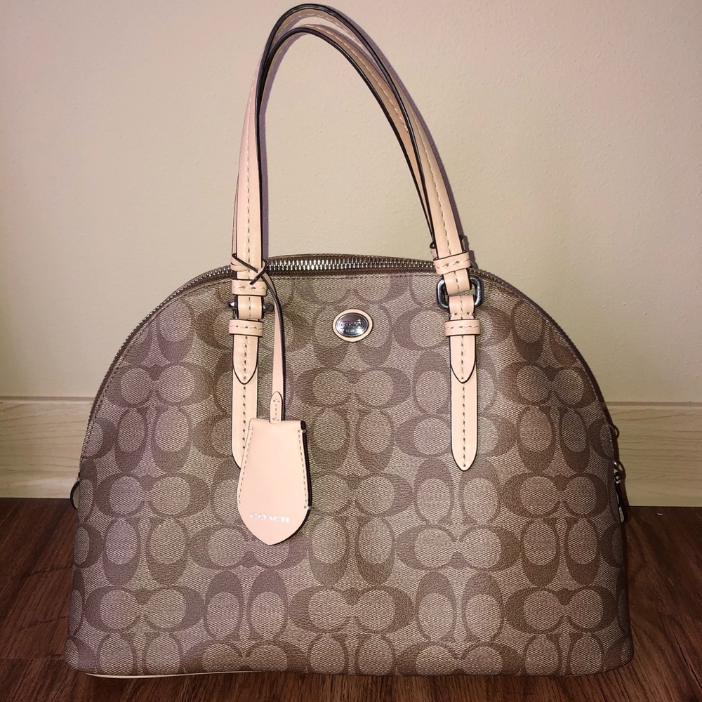 Tan Coach Purse